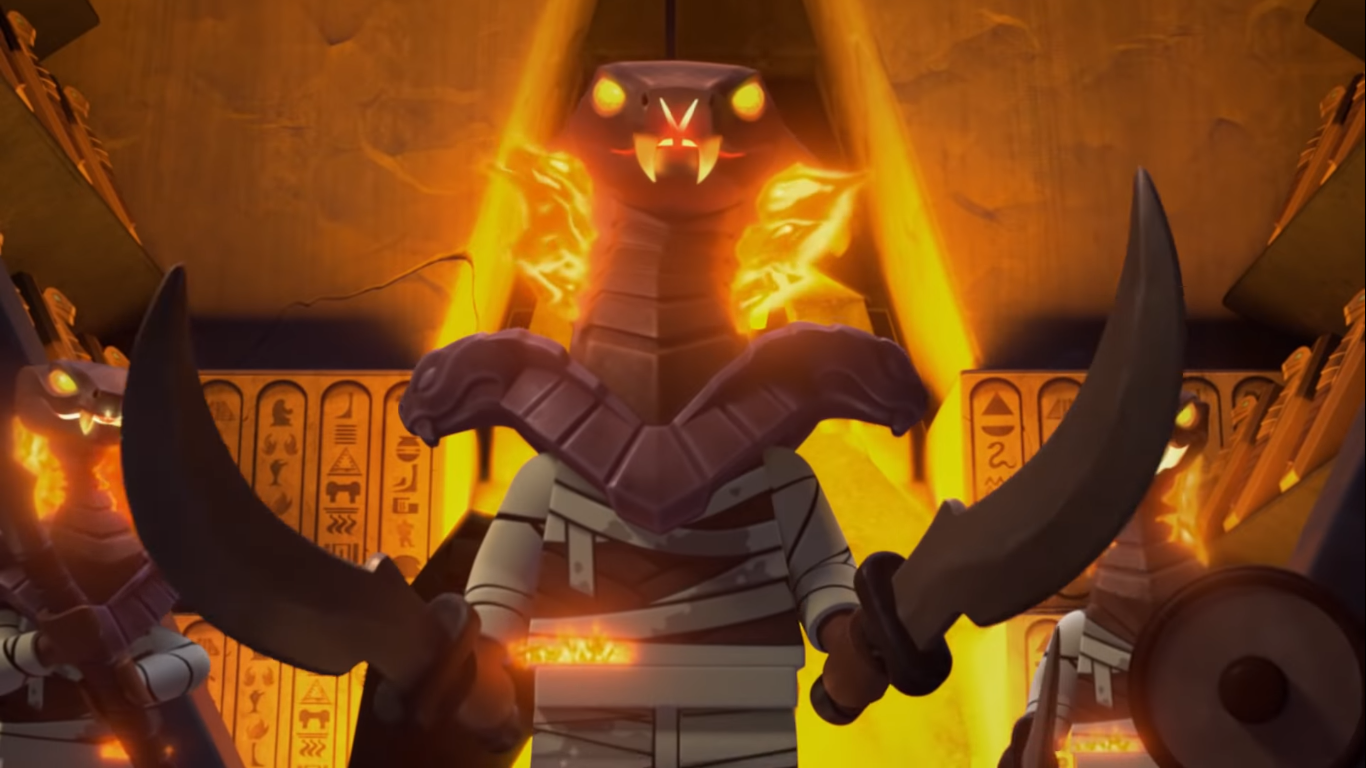 lego ninjago pyro snakes