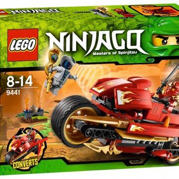lego ninjago legacy kai's blade cycle and zane's snowmobile