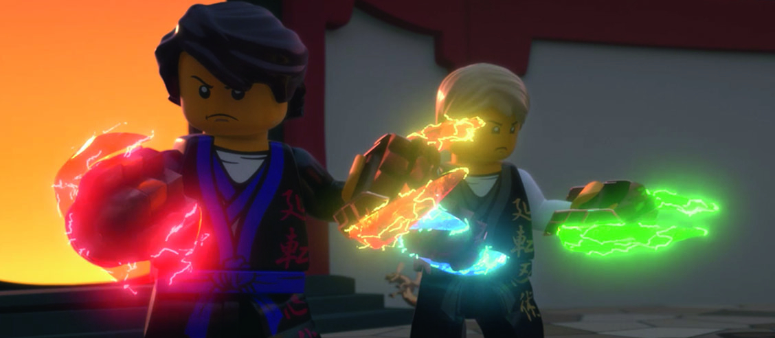 lego ninjago time blades