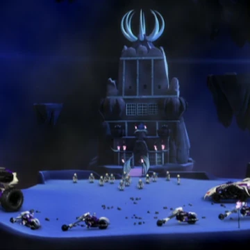 garmadon's dark fortress