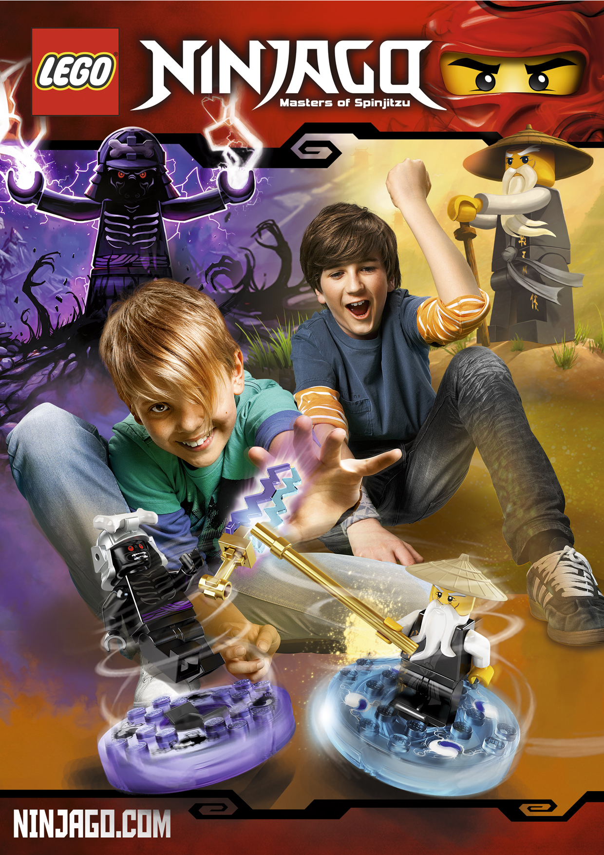 Ninjago Sensei Wu Vs Lord Garmadon Obraz - 2256 Lord Garmadon and 2255 Sensei Wu.jpg | LEGO Ninjago Wiki