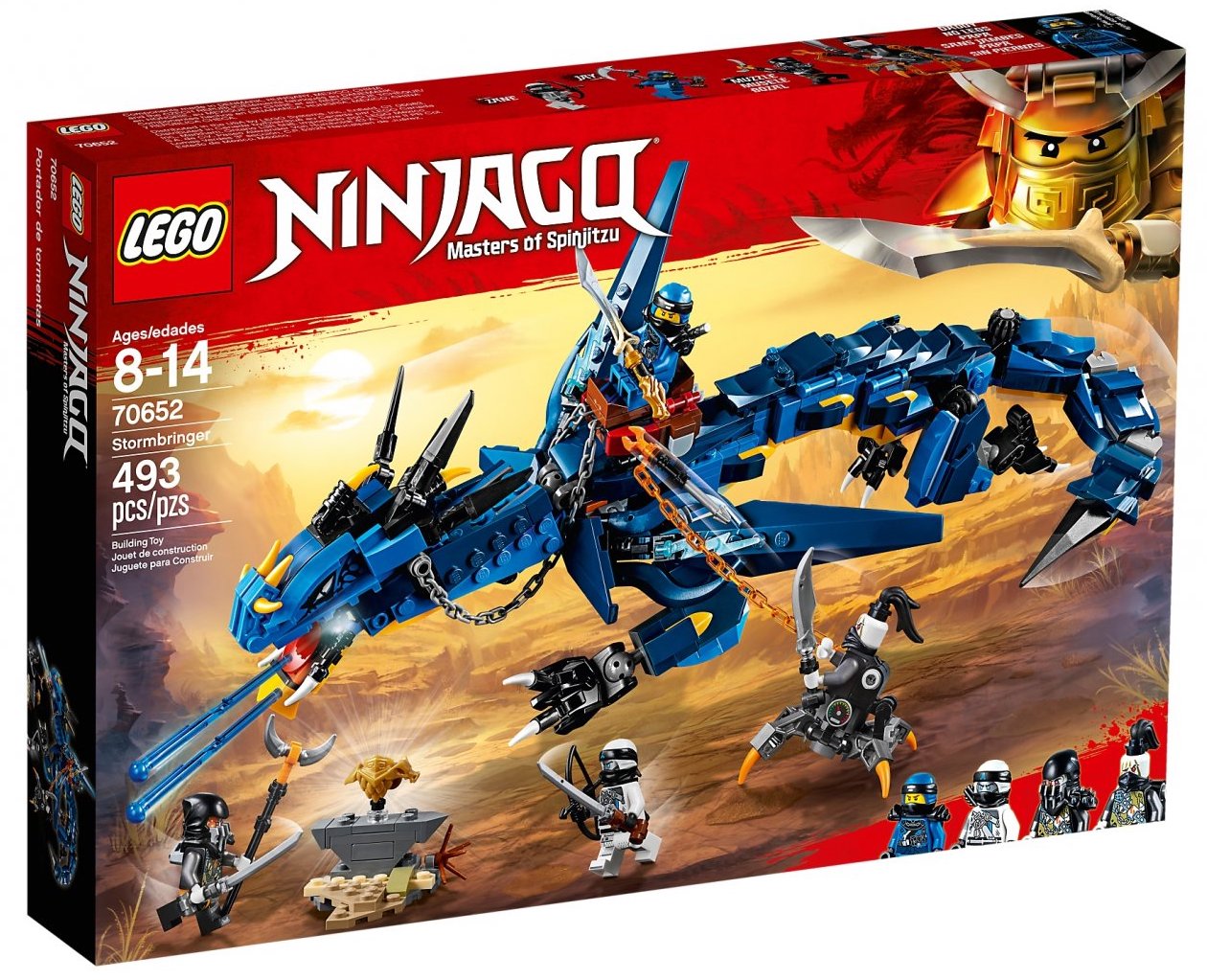 lego ninjago blue dragon set