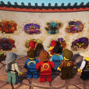 Monastery Mural Ninjago Wiki Fandom