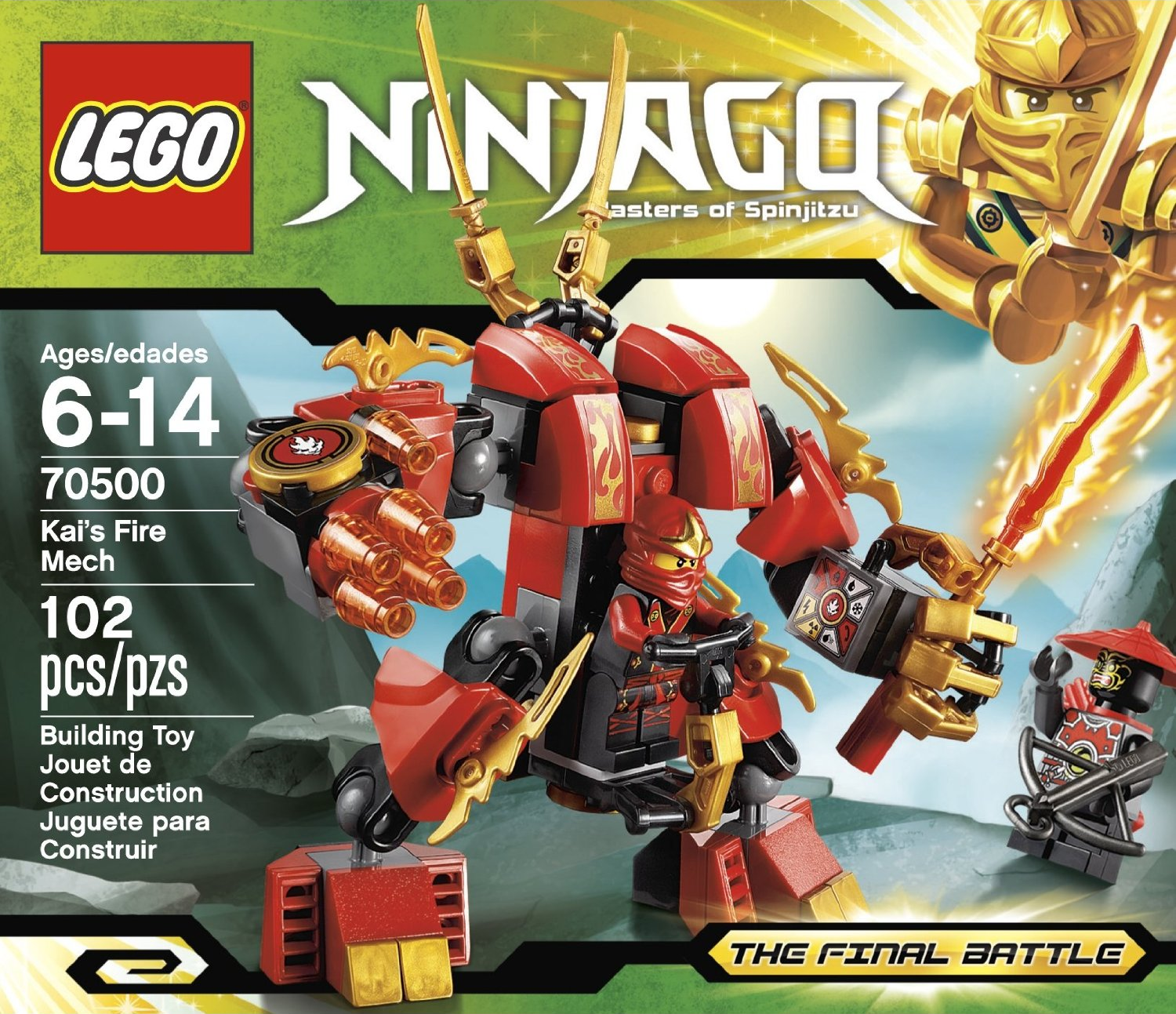 70500 Kais Fire Mech Ninjago Wiki Fandom Powered By Wikia