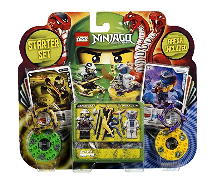 Lego 9579 With Cole ZX And Rattla Mini Figure Spinners