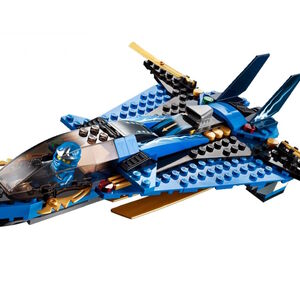 lego ninjago blue plane