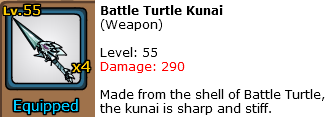 Battle Turtle Kunai