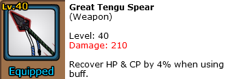 Great Tengu Spear