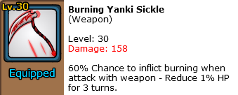 Burning Yanki Sickle