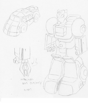 Yellow Transformzord B-B