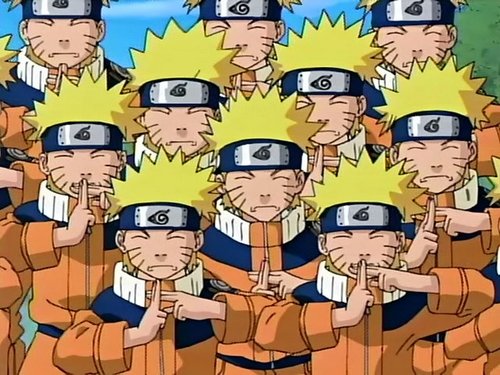 Hasil gambar untuk Bunshin no Jutsu