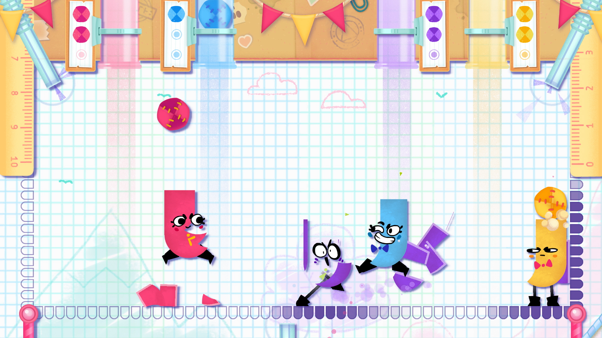 Image result for Snipperclips Plus: Cut It Out Together switch screenshot
