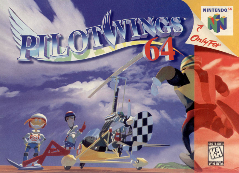 Image result for Pilotwings 64 Box Art