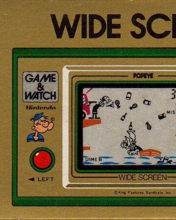Popeye Game Watch Nintendo Fandom