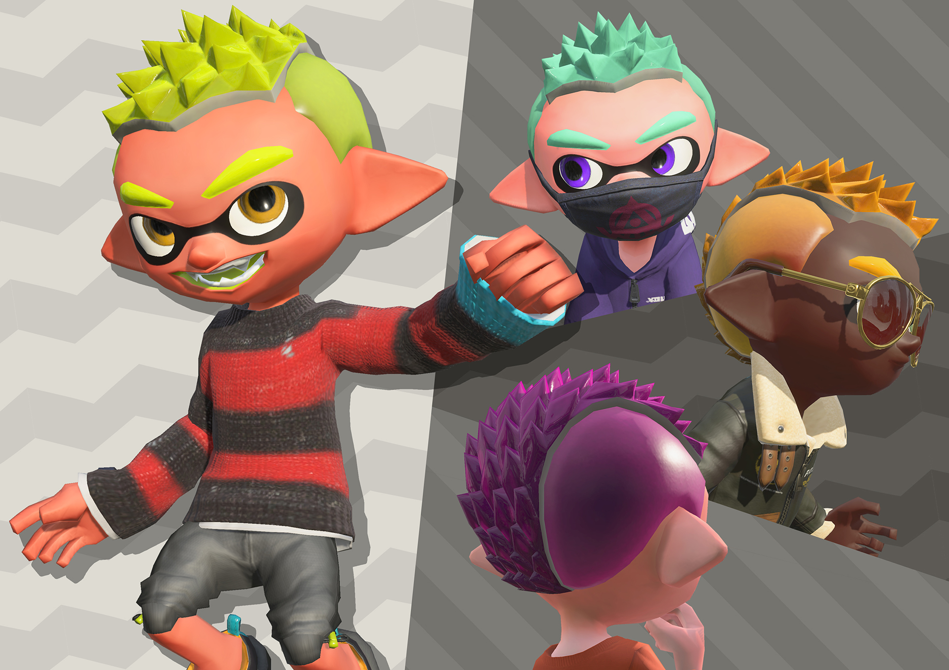 Image - Splatoon 2 - Hairstyle update 02.jpg | Nintendo ...