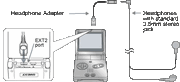 GBA SP Headphone Adapter diagram