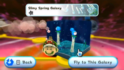 Slimy spring galaxy