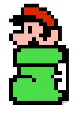 Super Mario i sko av pixlar Super Mario i sko av pixlar