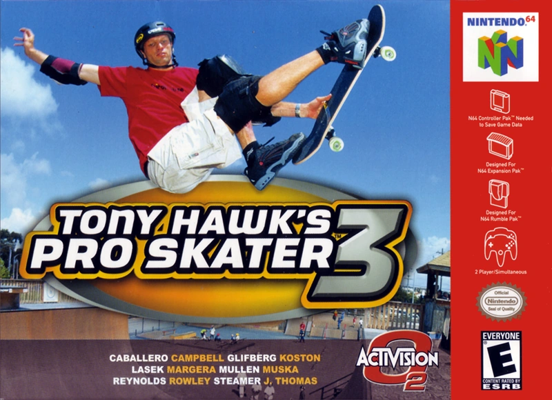 Tony Hawk's Pro Skater 3 Nintendo FANDOM powered by Wikia