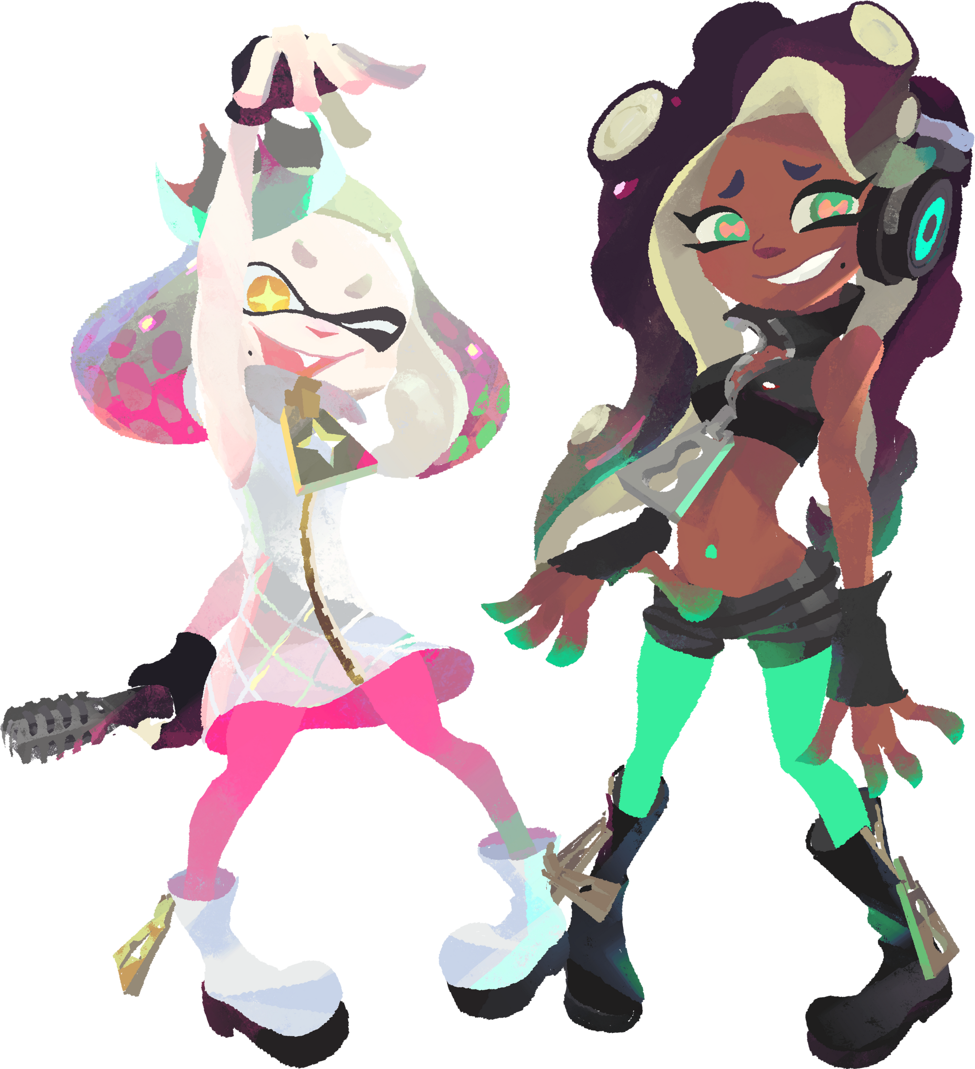 Image Splatoon 2 Artwork Off The Hookpng Nintendo Fandom Powered By Wikia 8876