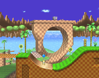 Фон green hill zone