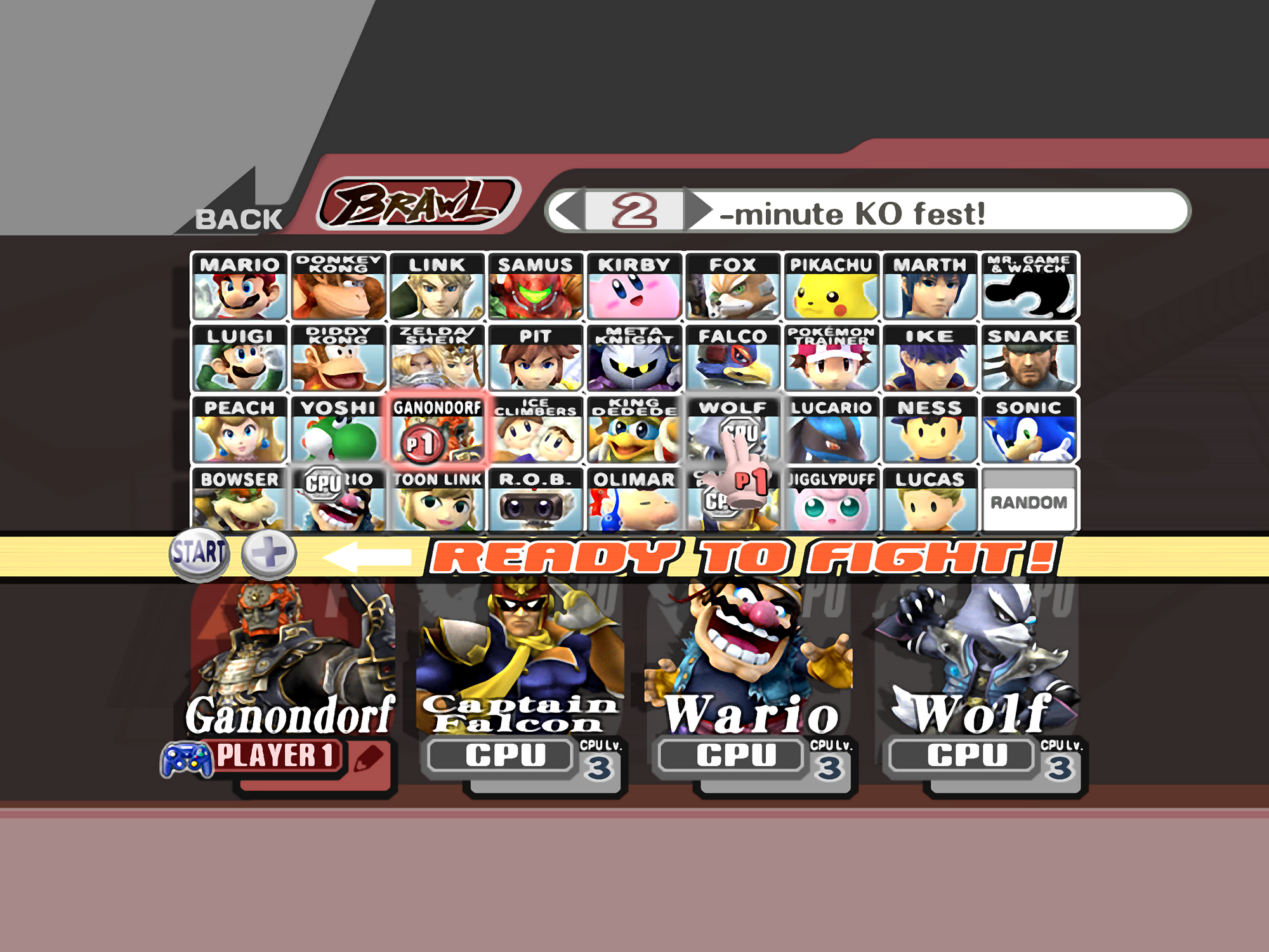 Super smash bros melee wad file