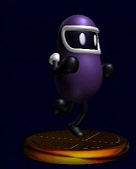 Eggplant Man SSBM Trophy