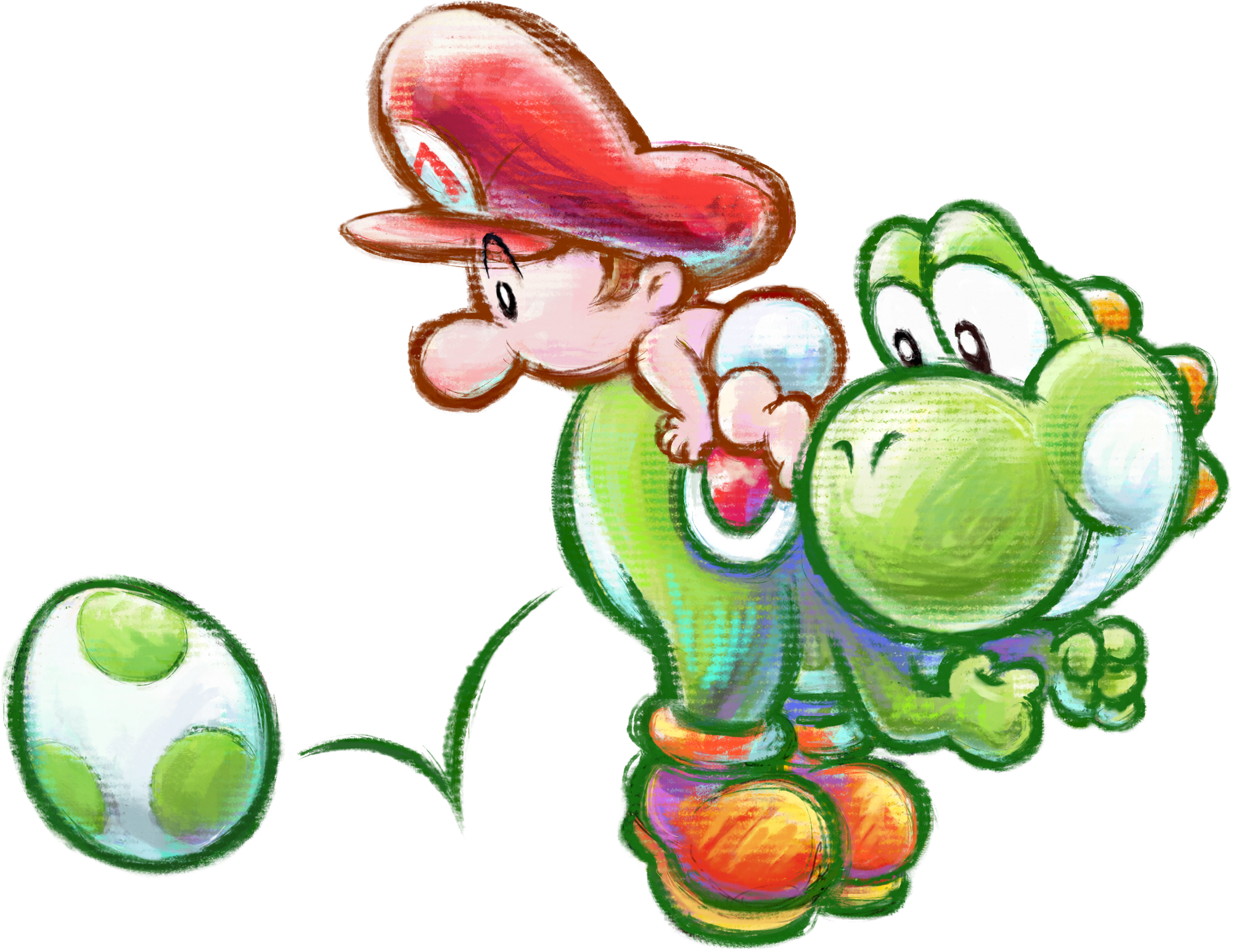 Image - Yoshi's New Island - Yoshi & Mario Egg.png | Nintendo 3DS Wiki | FANDOM powered by Wikia