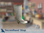 White boot