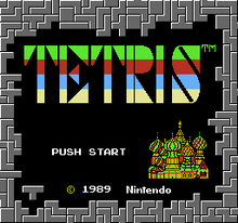 Tetris Title Screen