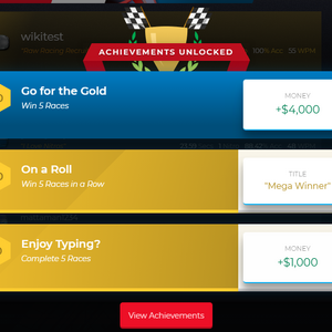 Achievements Nitro Type Wiki Fandom