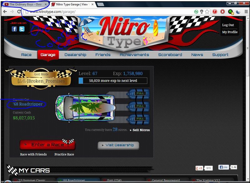 Nitro type password hack