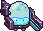 Blue Smashing Helmet