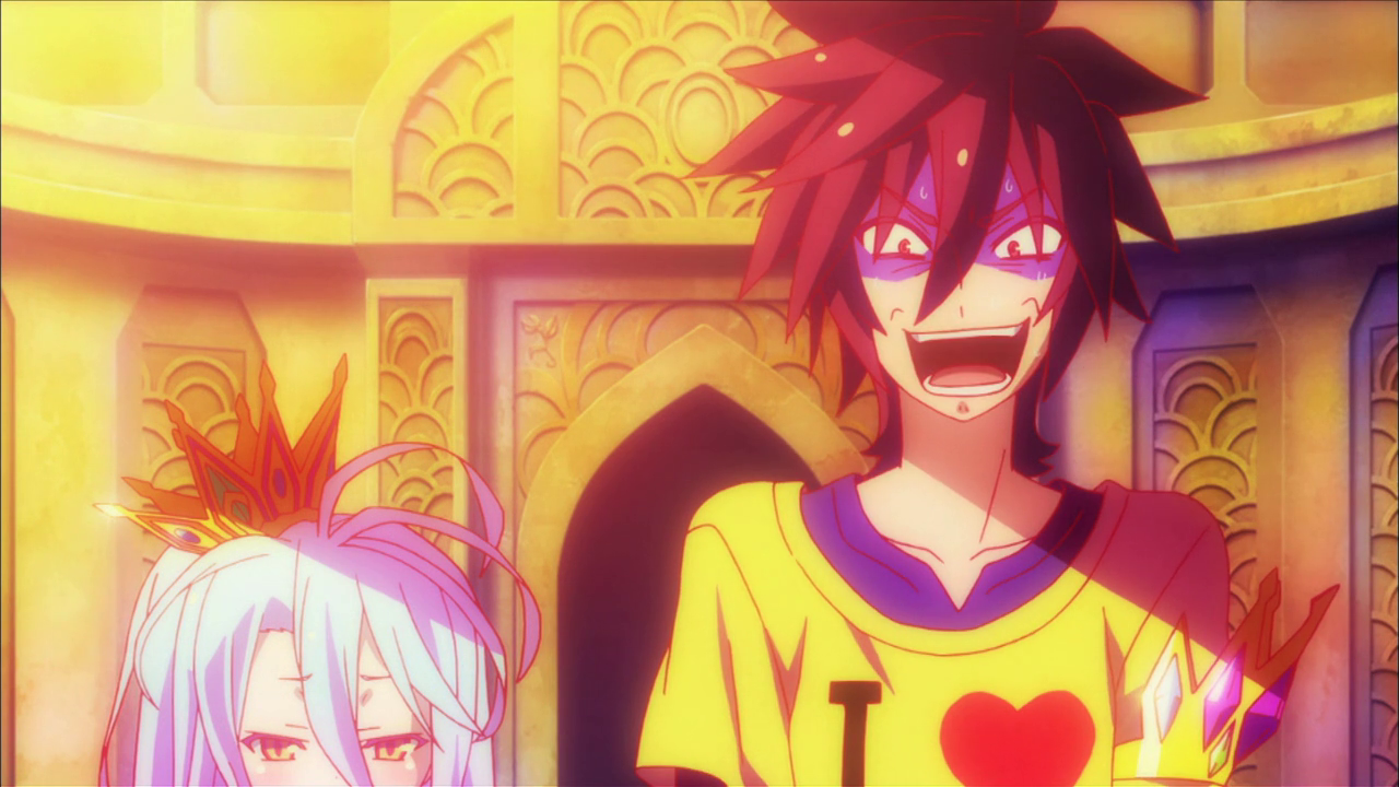 image scared sora with unhappy shiro png no game no life wiki