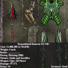 Demonblood Ranseur Nodiatis Wiki Fandom