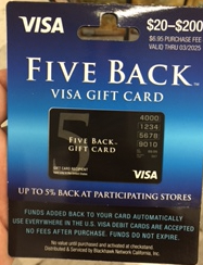 Five Back Visa Gift Cards | NOLA/BR Churn Wikia | FANDOM ...