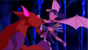 Anna battles an Aswang.