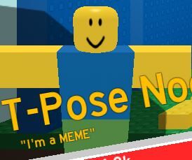 T Pose Noob Noob Smacker Wiki Fandom - t pose roblox meme