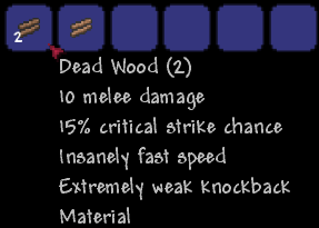 Dead wood