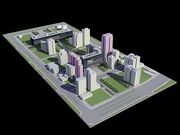 新市政中心3D立體模型