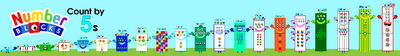 Numberblocks Multiply by 5