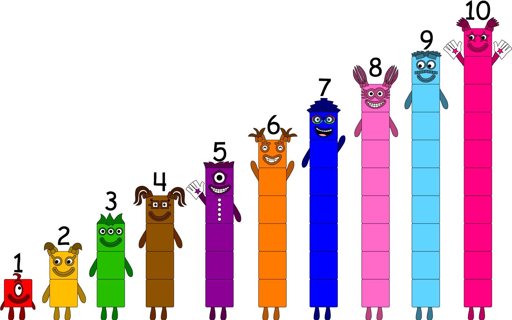 Таблица чисел numberblocks вики фандом