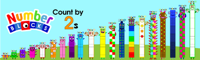 Numberblocks Multiply by 2