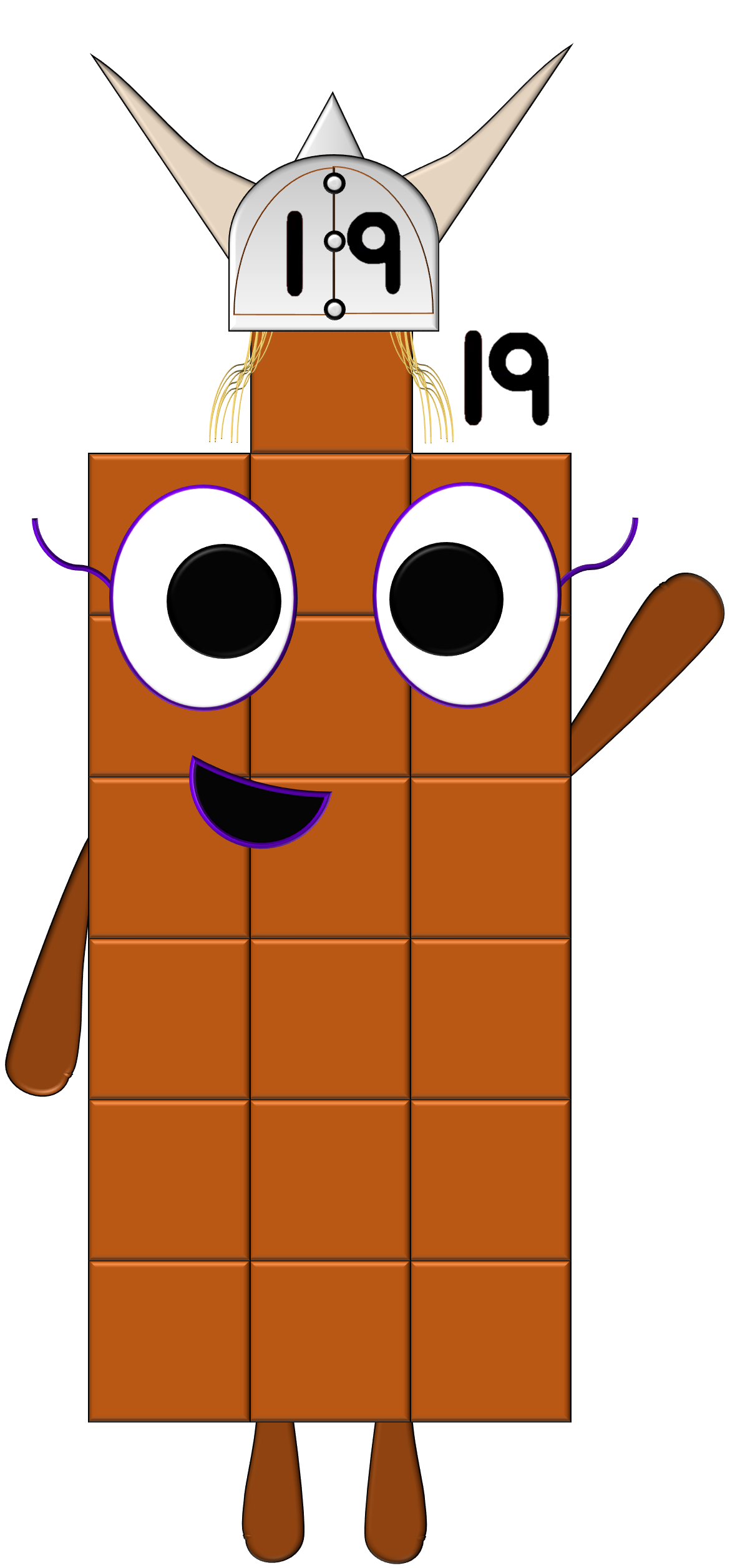 Numberblocks 19