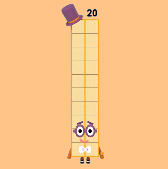 Numberblocks 20 Character
