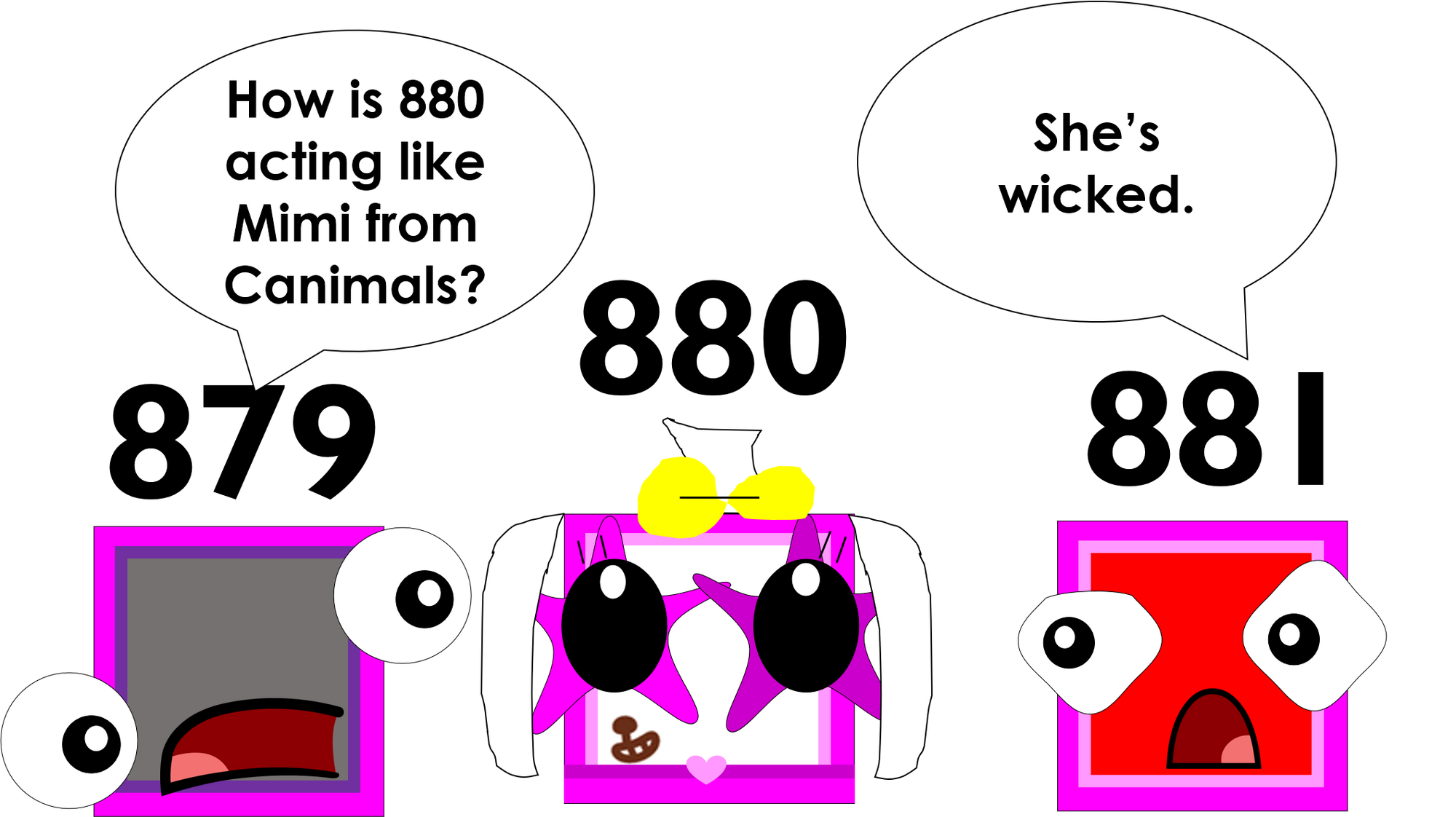 Image - 879 and 881 realized that 880 looked like Mimi from Canimals