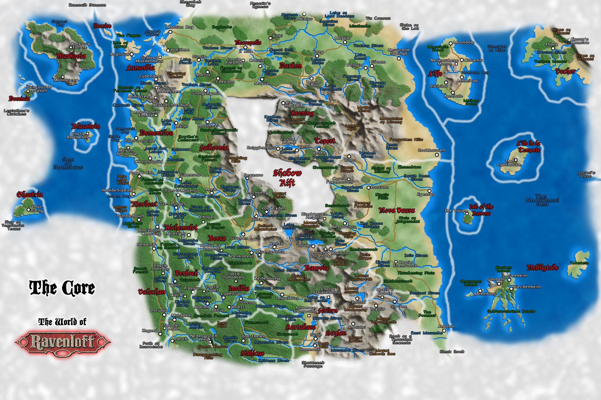 maps of ravenloft