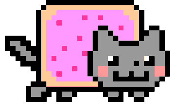 Animation med Nyan cat