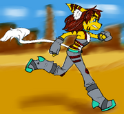 Eryn running coloring