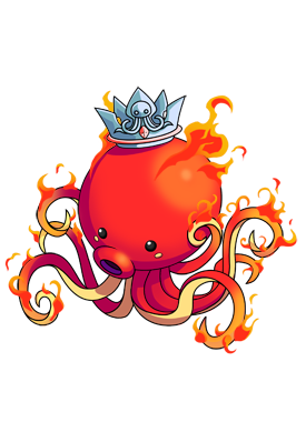 fire eyes reversible octopus